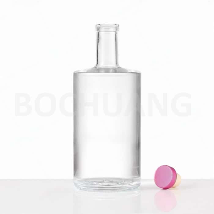 Glass Liquor Bottle For Gin